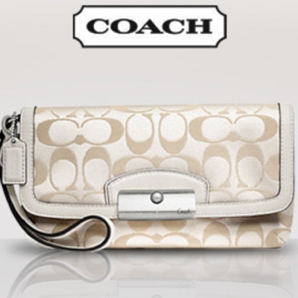 Coach Kristin Signature Large Wristlet